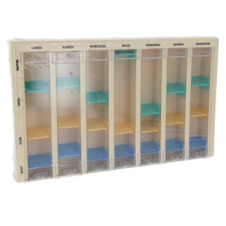 Pil'7 Evolution Maxi Weekly Pill Organizer, 28 Compartments