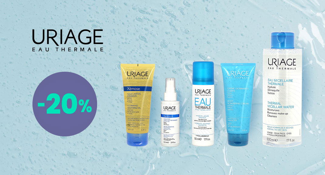 Uriage – L’hydratation experte à -20%