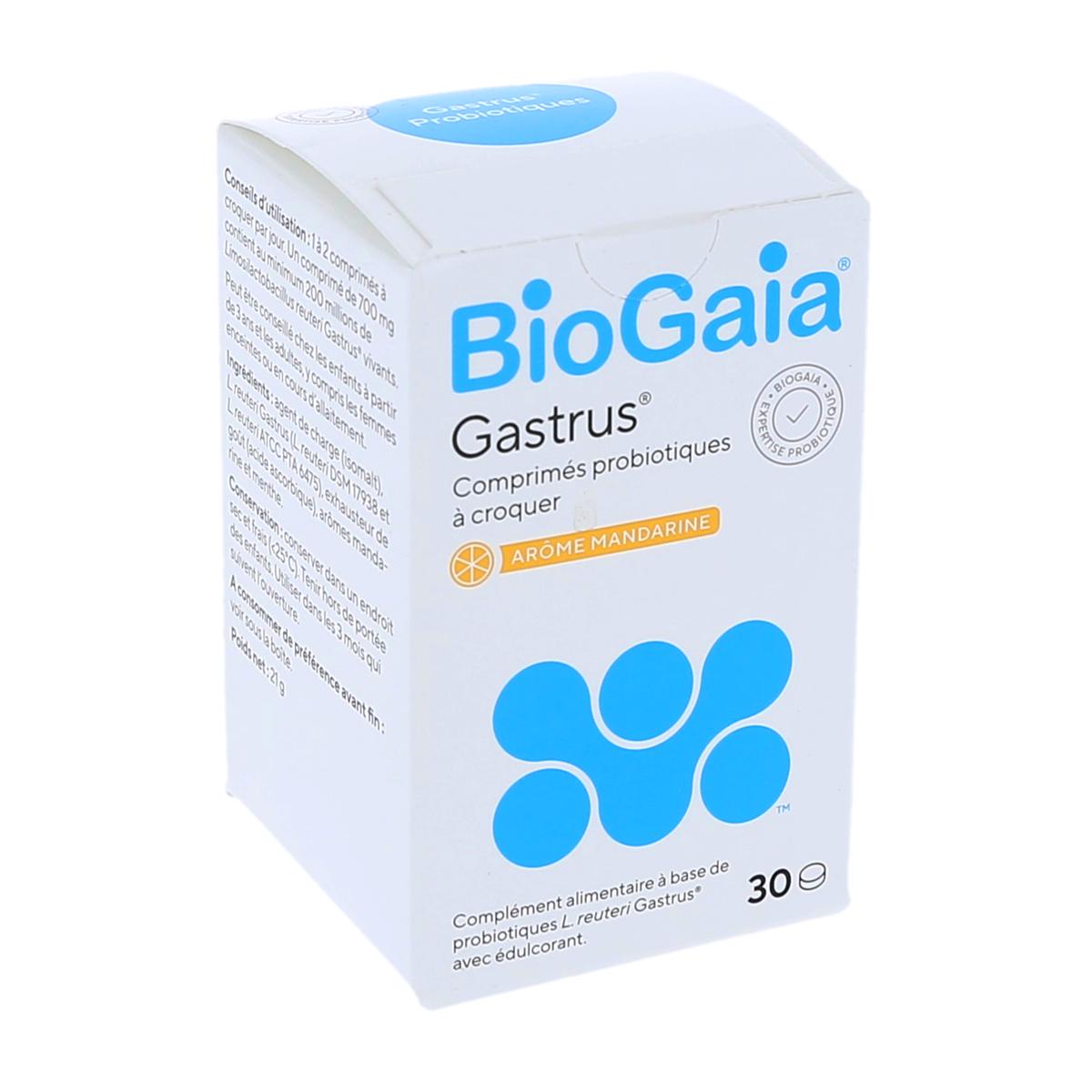 BioGaia Gastrus Chewable Probiotic Tablets