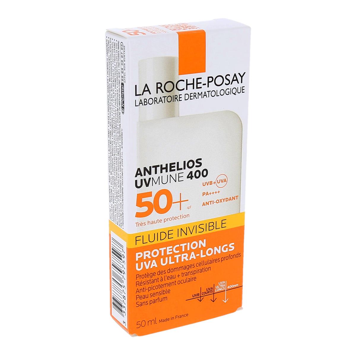 La Roche-Posay Anthelios UVMUNE 400 Invisible Fluid with Ultra-Long-Lasting UVA Protection SPF 50+