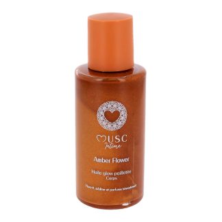 Musc Intime Amber Flower Glittery Body Oil