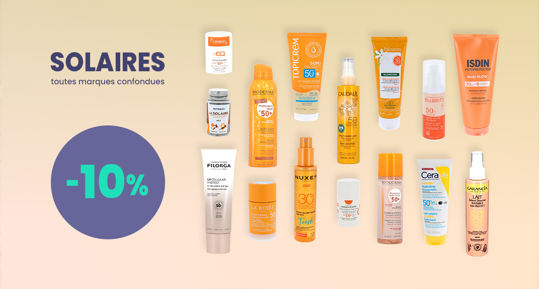 Suncare: 10% off to prepare your skin for the sun