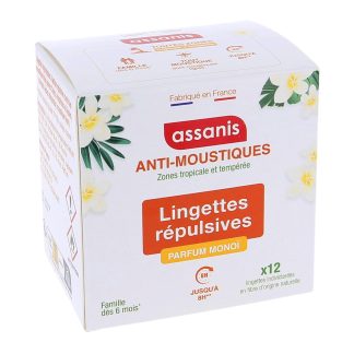 Assanis Mosquito Repellent Wipes for Children 6 Months and Older