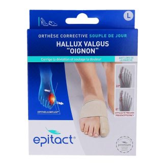 Epitact Flexible Daytime Corrective Orthosis for Hallux Valgus ("Bunion")