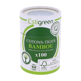 Estigreen Bamboo Cotton Swabs