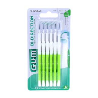 GUM Bi-Direction Reusable Interdental Brushes 0