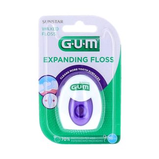 GUM Expanding Floss Waxed Dental Floss