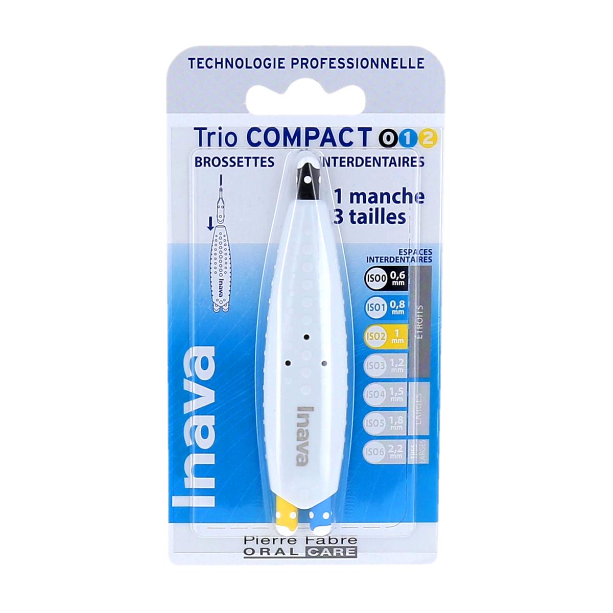 Inava Compact Trio Interdental Brushes 0/1/2 (0