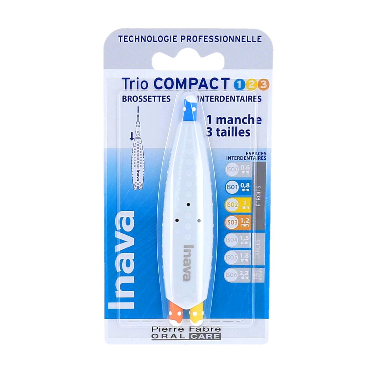 Inava Compact Trio Interdental Brushes 1/2/3 (0