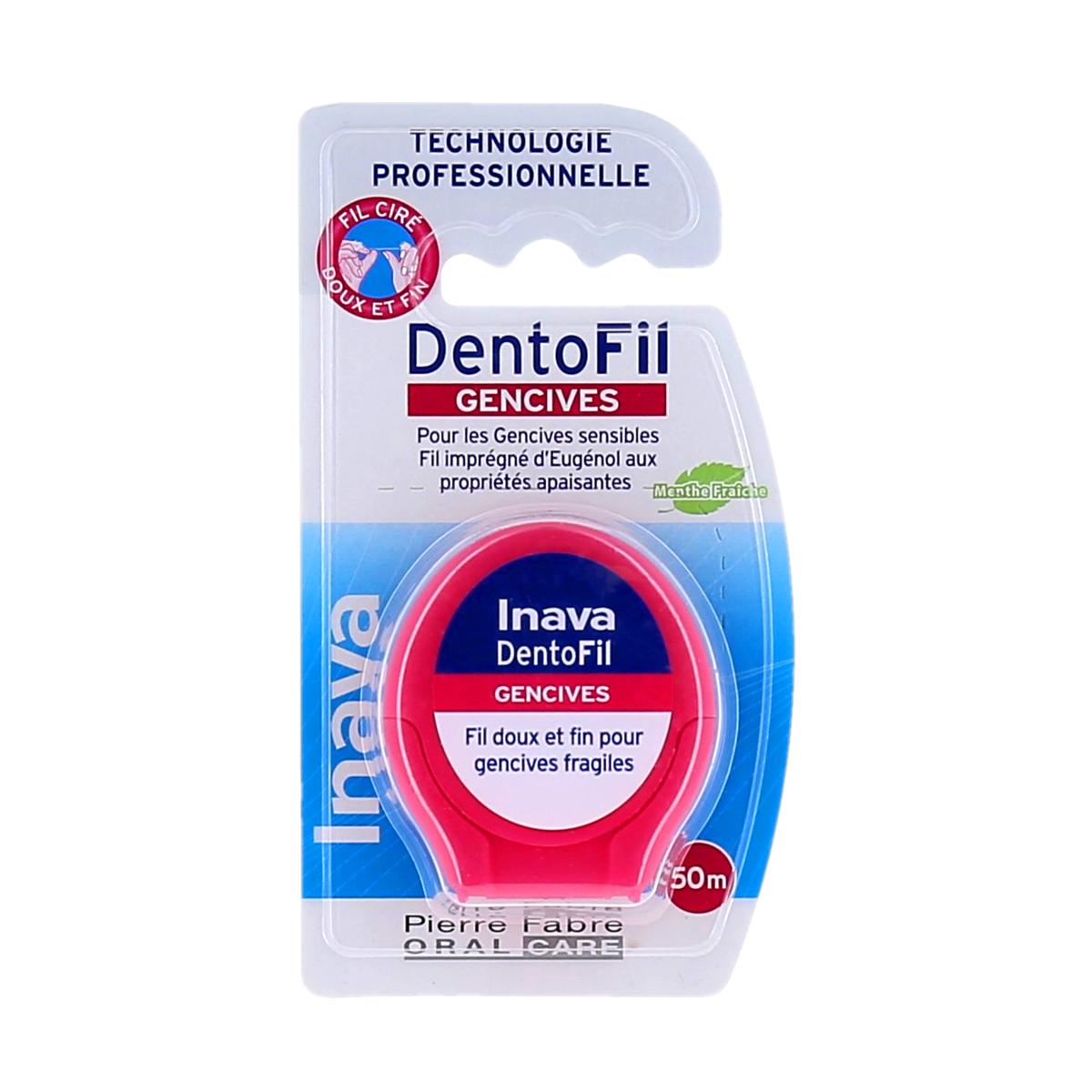 Inava DentoFil Waxed Dental Floss for Gums