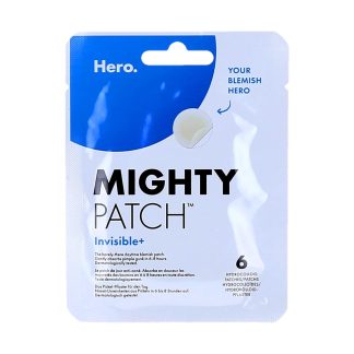 Hero Mighty Patch Invisible+, Anti-Acne Day Patches, 6 Hydrocolloid Patches